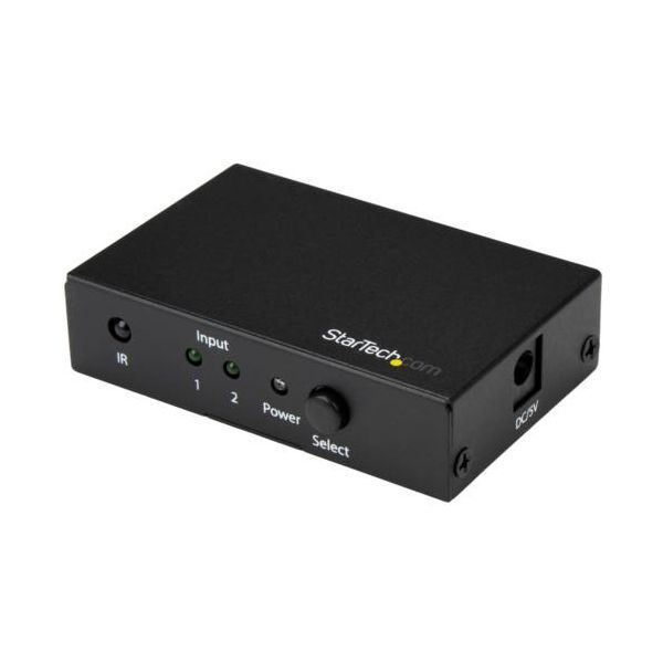 StarTech.com 2入力1出力対応 HDMIディスプレイ切替器セレクター ブラック VS221HD20 1台