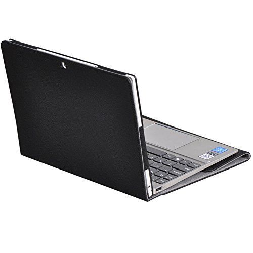 【E-COAST】Lenovo ideapad D330 81H3002LJP/81H300EVJP/82H0000BJP/81H300B1JP 用のケース 保護カバー PUレザーケース（ブラック）