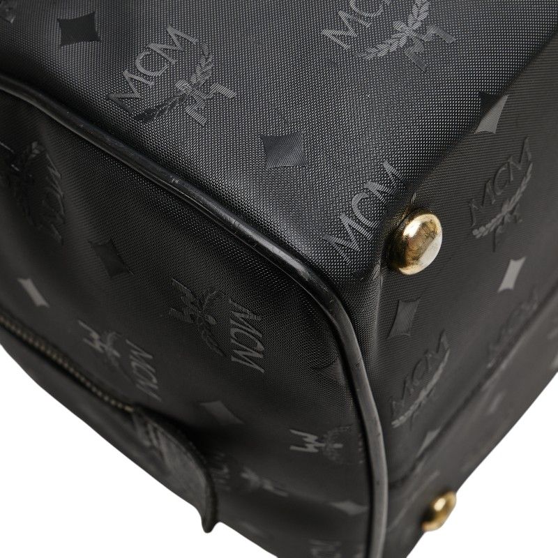 ✨人気✨MCM ボストンバッグ 2way 大容量 モノグラム ブラック ナイロン MCM - 新品 エムシーエム MCM ボストンバッグ モノグラム
