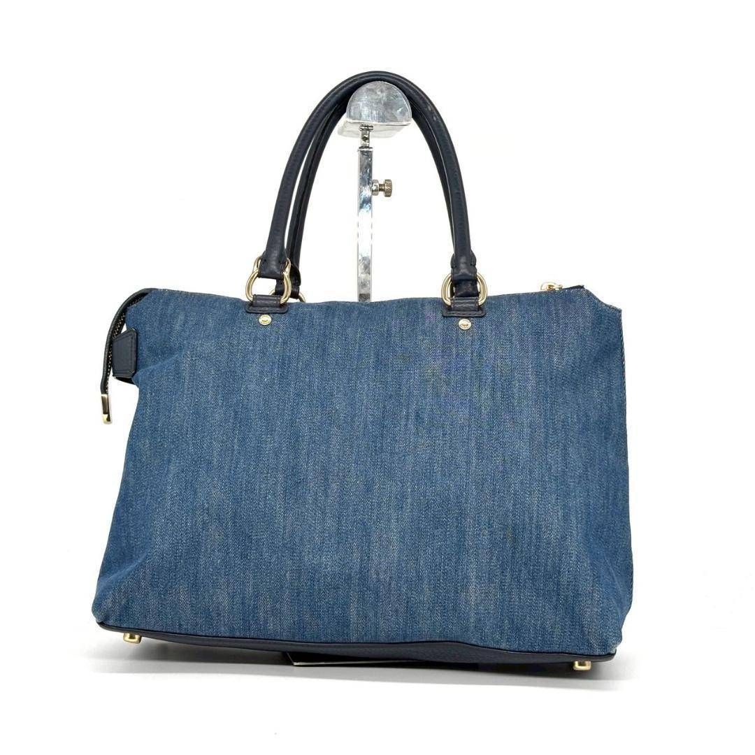 コーチデニムショルダーバッグ COACH コーチ ショルダーバッグ ハンドバッグ 2Way デニム レザー