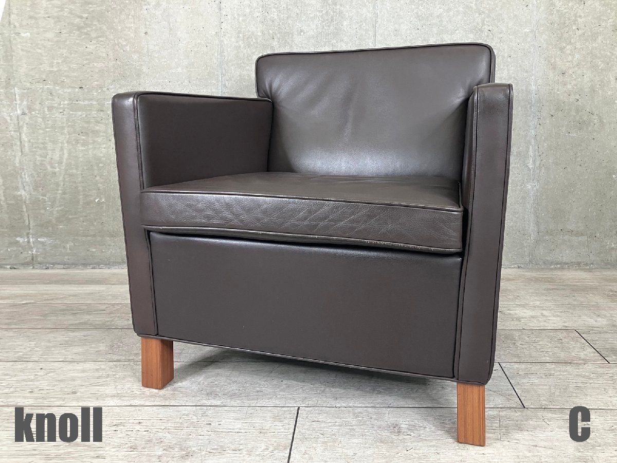 Knoll(ノル)社 ブルーノチェア ミースファンデルローエアームパッド付