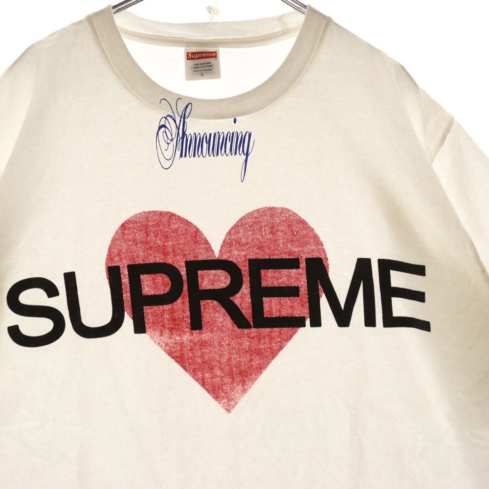 トップス supreme 25SS Announcing Tee White SUPREME (シュプリーム) 25SS Announcing Tee アナウンシング 半袖