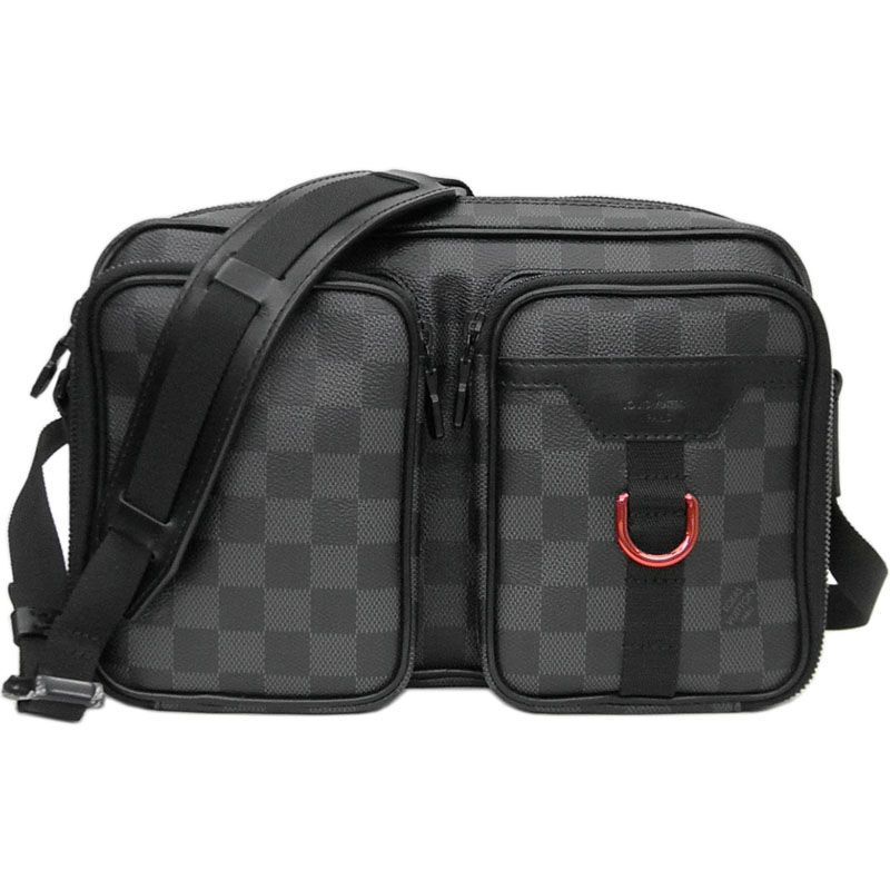 LOUIS VUITTON ダミエ・グラフィット ショルダーバッグ（保存袋付き） ルイ・ヴィトン(LOUIS VUITTON) ダミエ・グラフィット(Damier