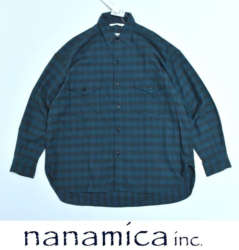 nanamica Cotton Silk Deck Shirt ナナミカ シャツ