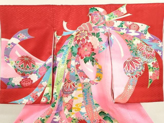 14点セット ベビー・キッズ 七五三 753 着物 7歳 女の子 着物フル