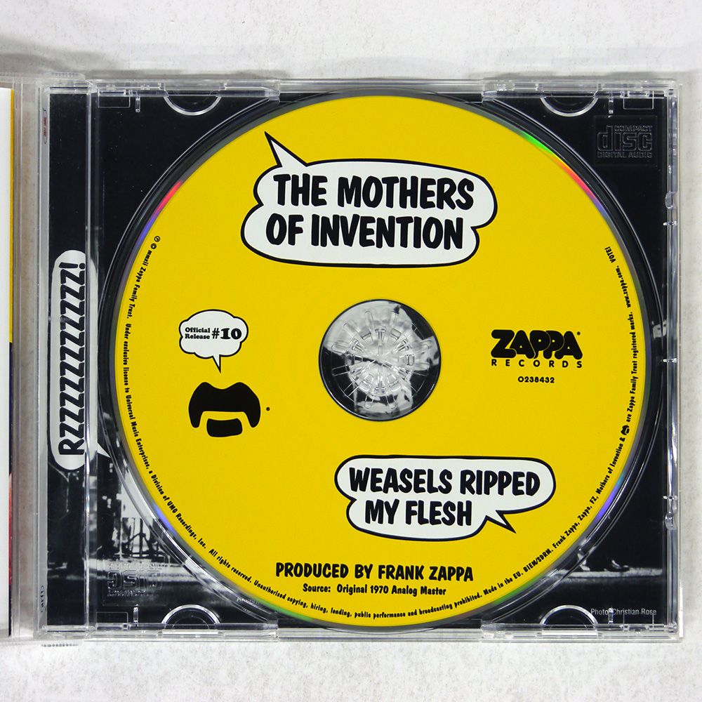 ヨーロッパ盤 MOTHERS OF INVENTION/WEASELS RIPPED MY FLESH
