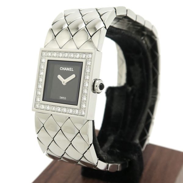シャネル マトラッセ 19mm H0489 レディース 腕時計【Aランク】【中古  