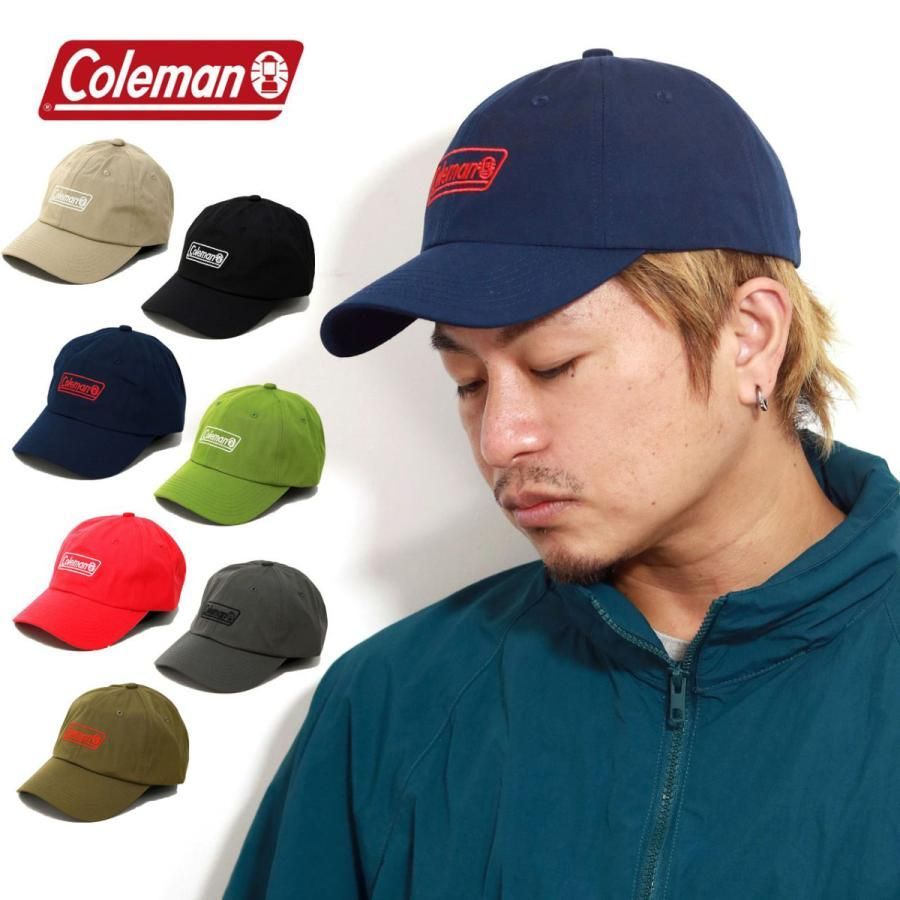 コールマン キャンプ 帽子 キャップ キャンプ ギア coleman 刺繍キャップ メンズ キャンプウエア レディース シンプル プレゼント ギフト 刺繍 帽子 アウトドア ツイルキャップ コットン タウ