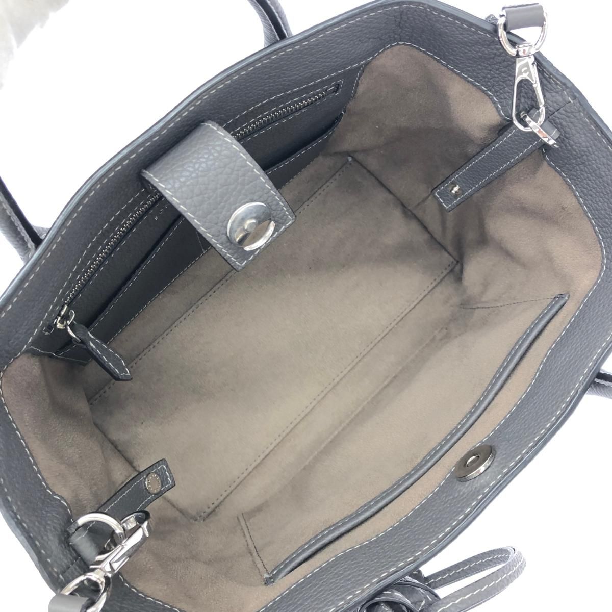 BONAVENTURA ボナベンチュラ ミア 2WAYバッグ グレージュ レザー 