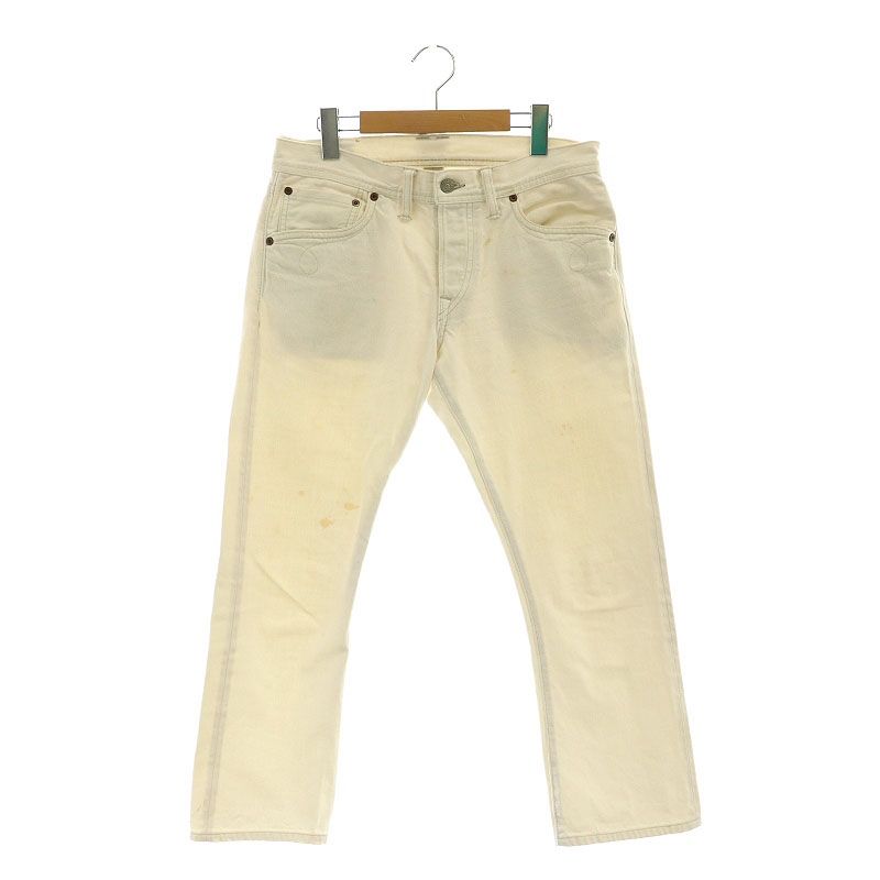 RRL☆ホワイトデニム RRL ホワイト スリムフィットデニムパンツ スリム