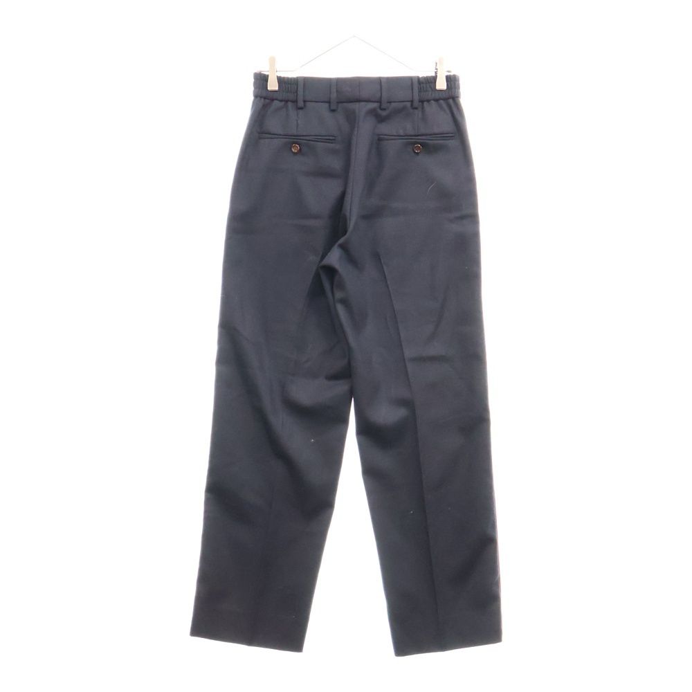 GUCCI (グッチ) サイドライン ウールスラックスパンツ ネイビー 645916