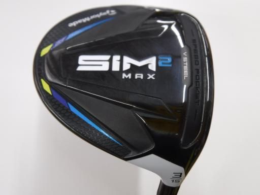 テーラーメイド SIM2 MAX 3W フェアウェイウッド FW TENSEI BLUE TM50 SIM2 FW フレックスS メンズ 男性用 右利き 右用 Bランク ゴルフクラブ