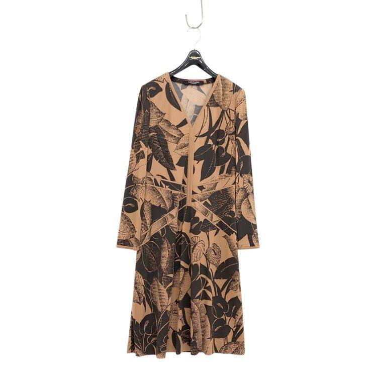 極美品✨ella エラ エラ エンボス加工ワンピース ジャンパースカート