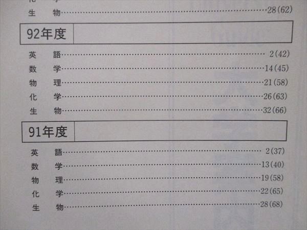 UR16-028 教学社 大学入試シリーズ 麻布大学 最近5年 赤本 1995 20m1D