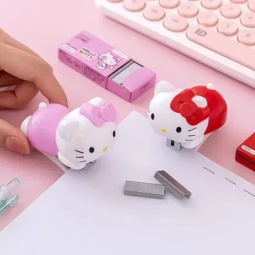ハローキティ（HELLO KITTY） ミニ ステープラー ホッチキス リフィル セット