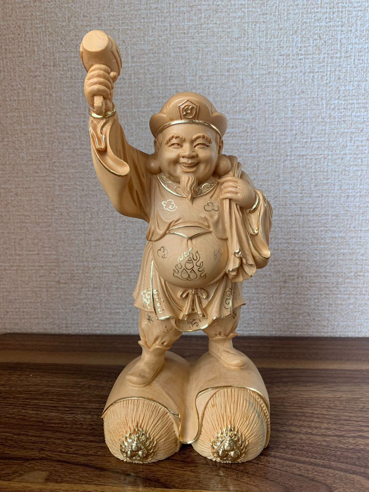 浮世绘彫刻極上根付天然素材アンティーク骨董飾り物古美術置物細密細工