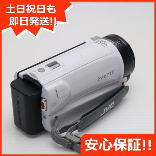 【中古】JVC Everio ビデオカメラ GZ-E565 良品中古 GZ-E565 シルキーホワイト 即日発送 デジタルビデオカメラ