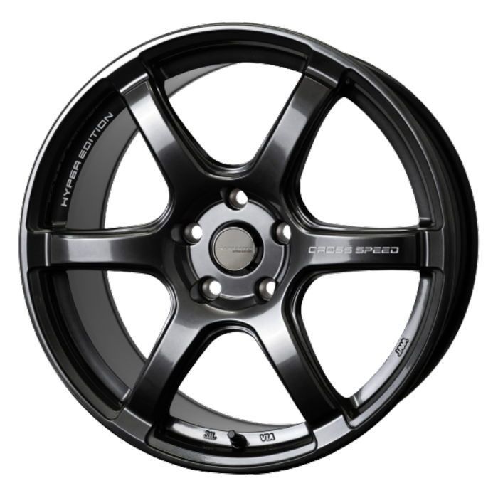 ホイール4本セット CROSS SPEED RS6 ダイヤモンドブラック 18インチ 8.5J 38 5H-114.3