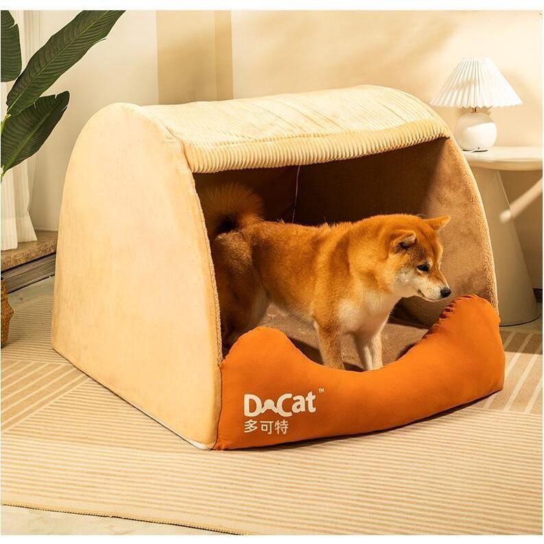 ペットハウス ペットベッド ドーム型 大型犬 ネコ 猫 中型犬 小型犬ベッド ペット用品 柔らか 水洗え 滑り止め 冬 保温 防寒 安眠 ぐっすり