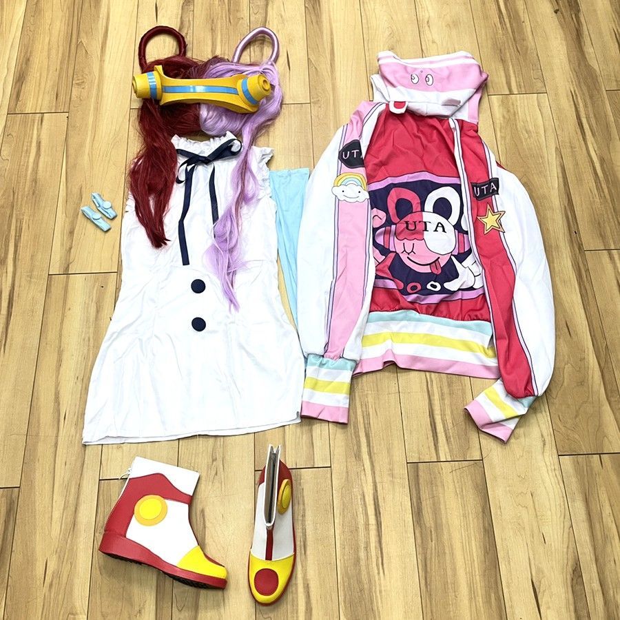 【中古】ONE PIECE　ウタ  コスプレ衣装   仮装 　　No.414 ONE PIECE ウタ コスプレ衣装 仮装 No.414 【公式通販】
