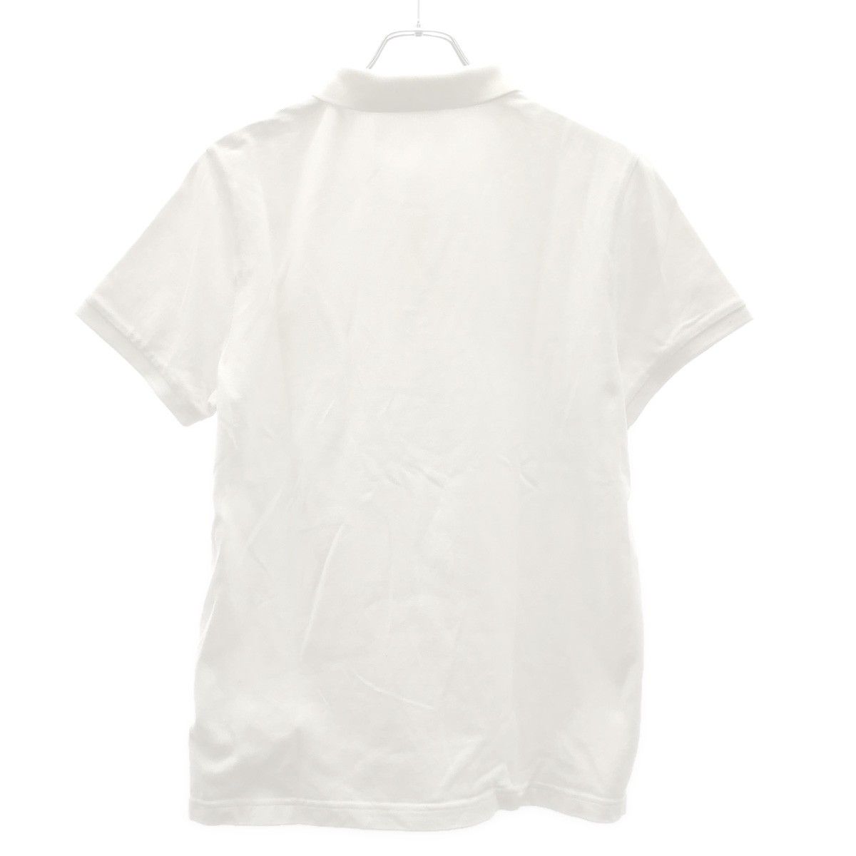 MONCLER モンクレール MAGLIA POLO MANICA CORTA ロゴワッペン鹿の子ポロシャツ D10918304200 ホワイト L WWW_OLIVIERBERNSTEIN_COM