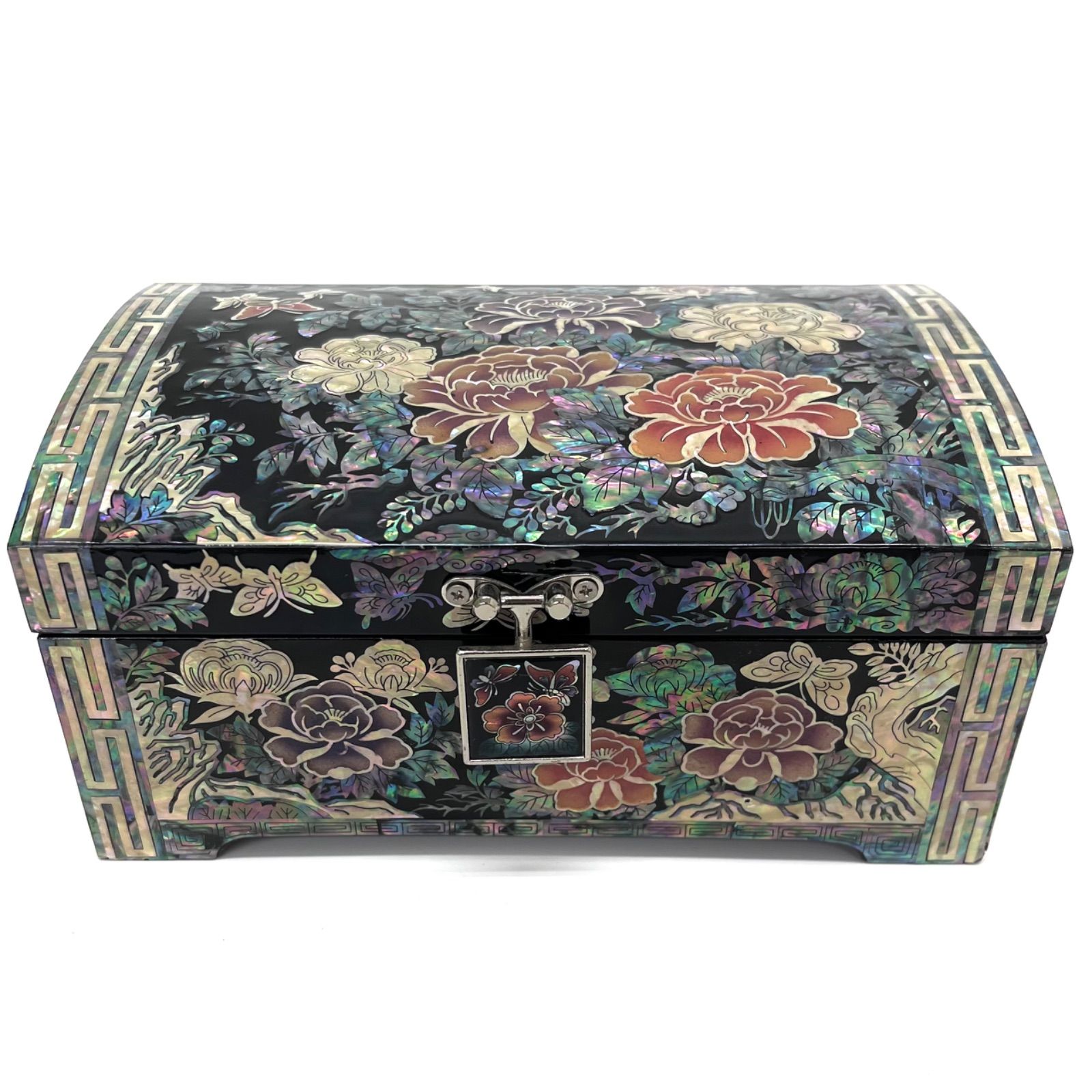 ◇螺鈿細工 ジュエリーケース アクセサリー 韓国 伝統工芸 収納 小物