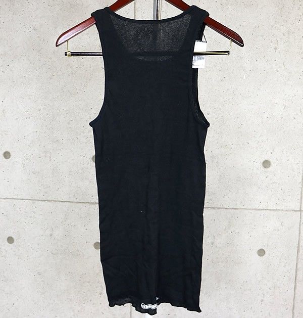 CHROME HEARTS クロムハーツ クロス プリント タンクトップ メンズ size M 黒 100582