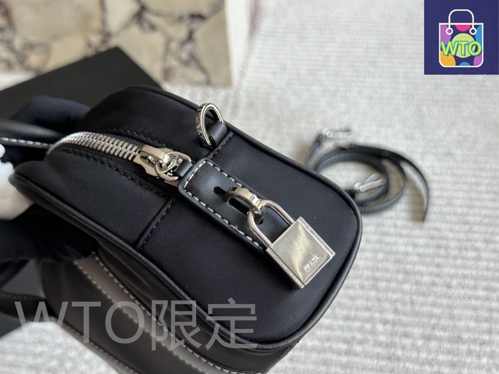 今日特価】Prada プラダ ボストンバッグ シリーズ 柔らかい