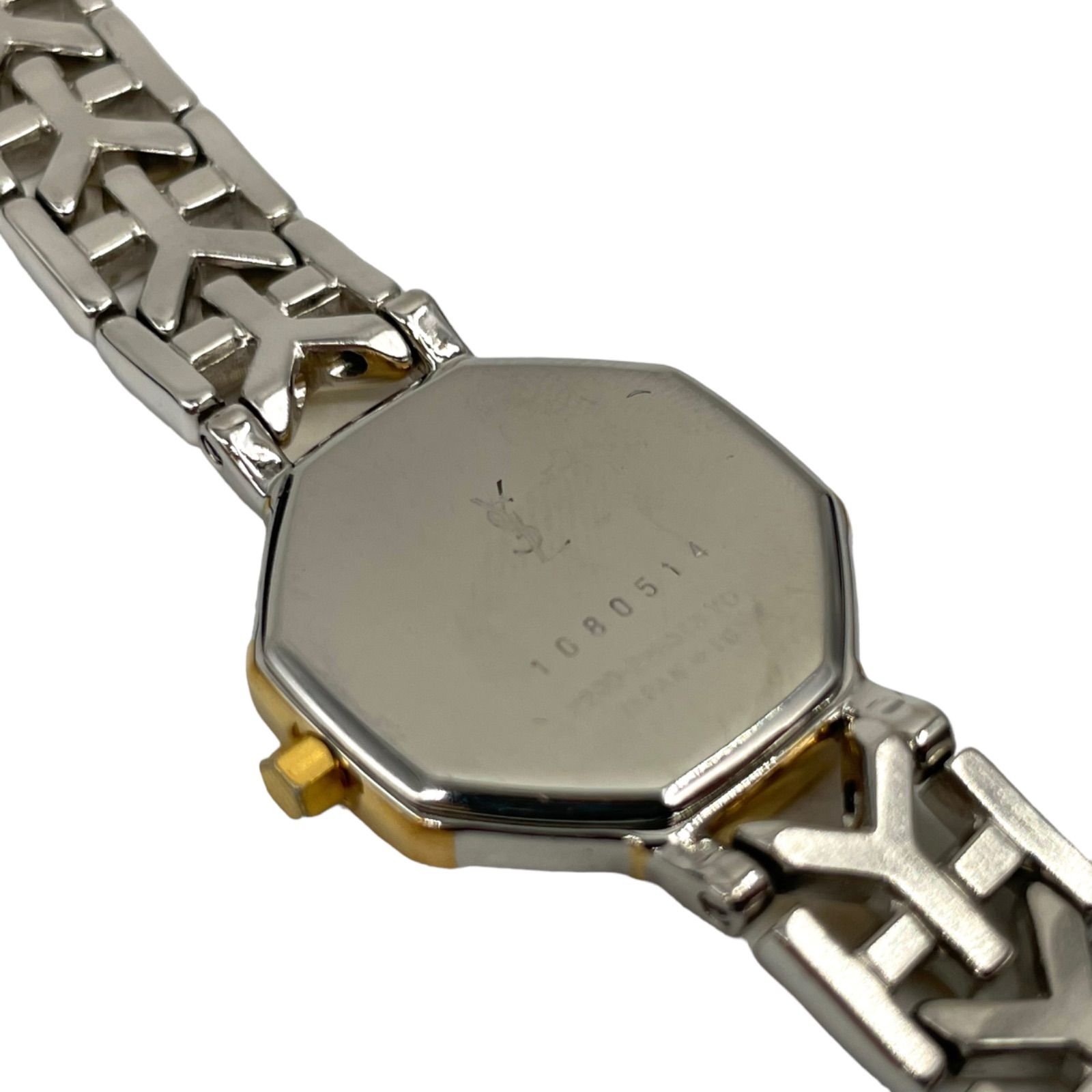 電池交換済】 Yves Saint Laurent イヴサンローラン時計 レディース  