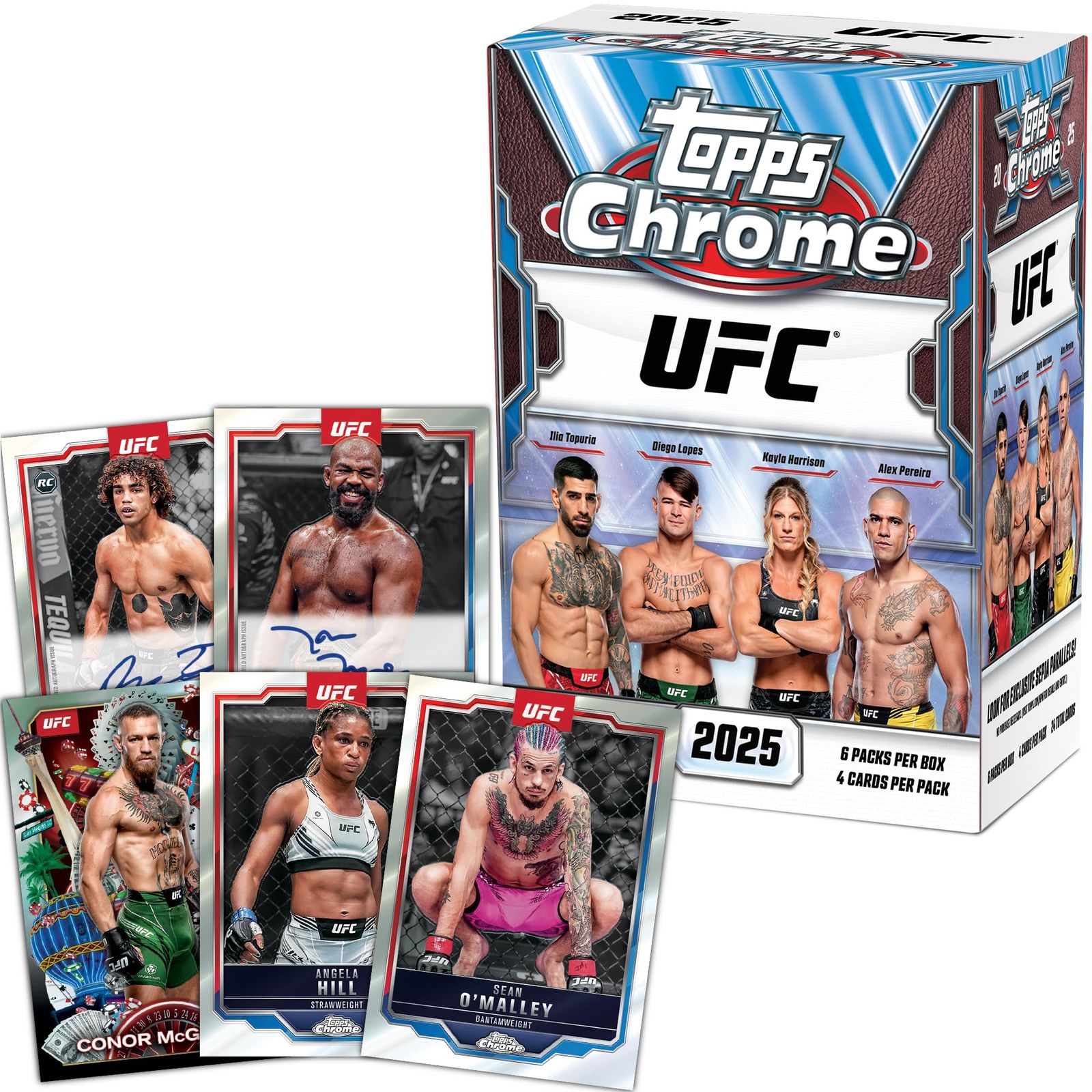 2025 Topps Chrome UFC - 工場出荷時密封 - バリューボックス