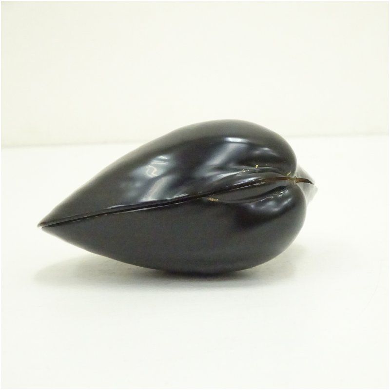 道場宗廣 宗旦好 琉球青貝香合 螺鈿細工 共箱 栞 茶道具 本物保証(香合