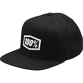 100% エッセンシャル スナップバックハット - 20015 Youth ブラック