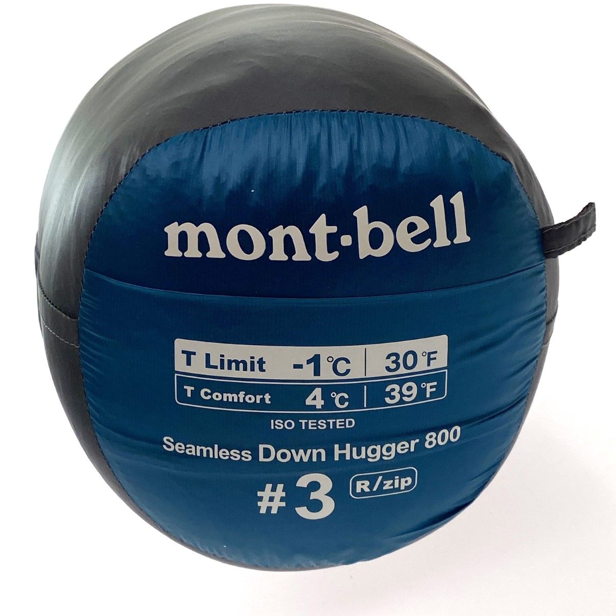 モンベル Down Hugger 800 ダウンハガー #3 緑 右ジップ モンベルの