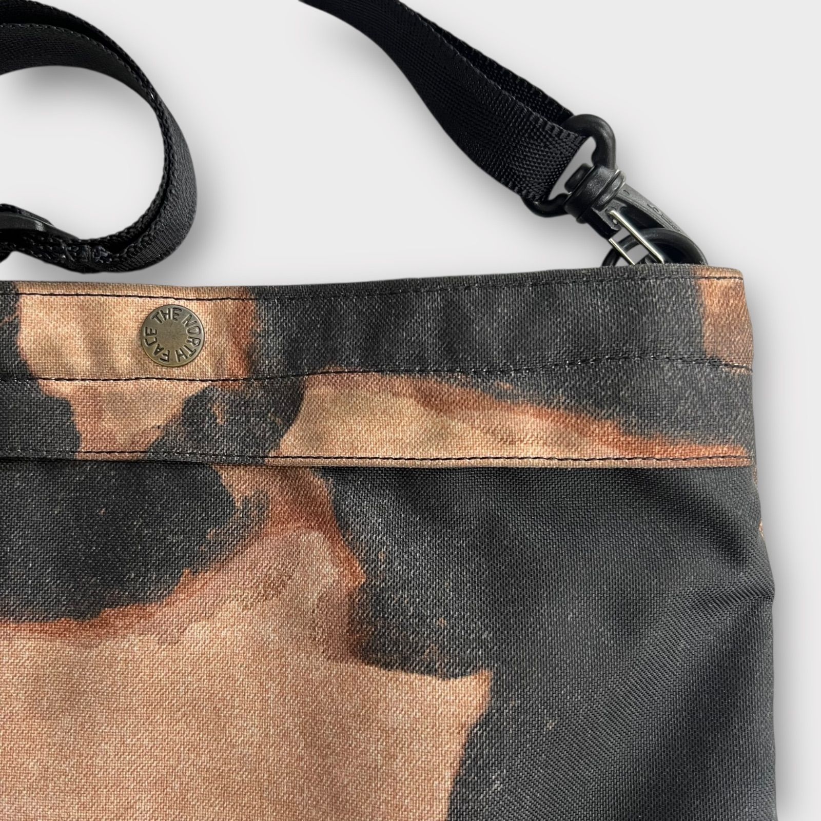 Supreme The North Face Bleached Denim Print Shoulder Bag