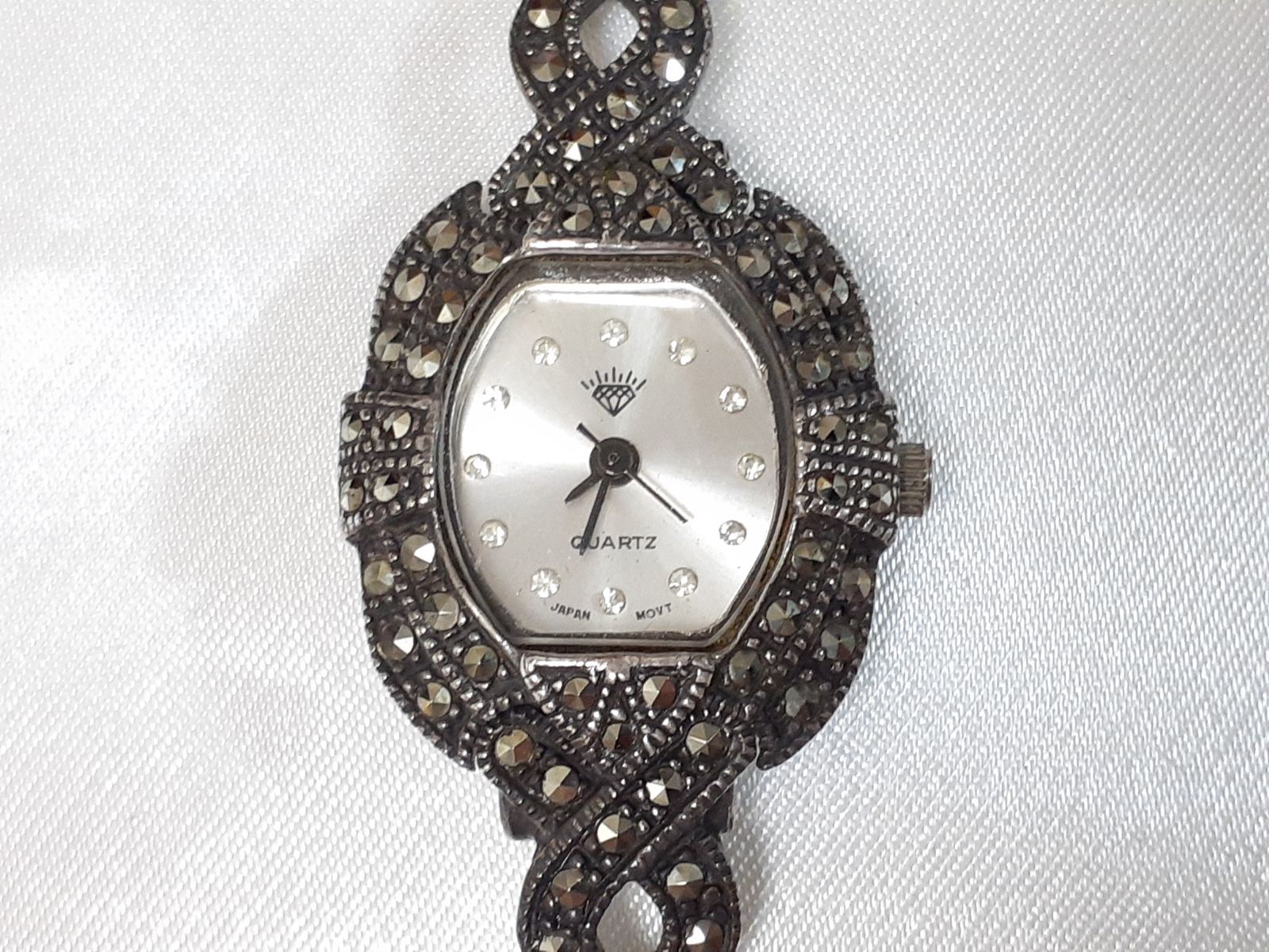 DIAMOND 腕時計 クォーツ マーカサイト シルバー SILVER 925 - メルカリ