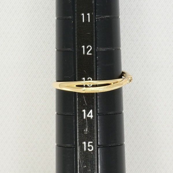 K10YG リング ring 指輪 13号 ブラウンダイヤ 0.02 総重量約1.3g FORTGASGNV_COM_BR