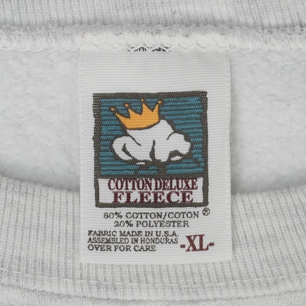 アメリカ古着　90s ヴィンテージ　アラスカ　スウェット　トレーナー　W3 USA製 アラスカ・白熊プリント・スウェット・ネイビー・スーベニア