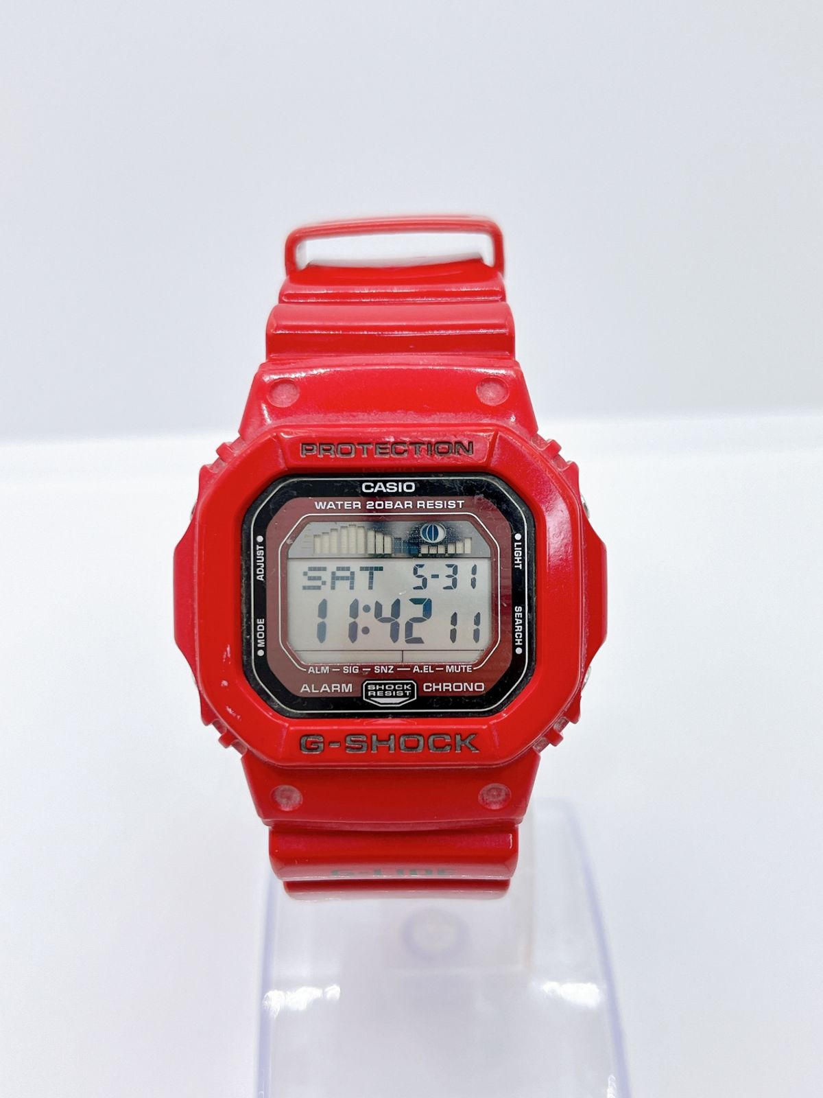 CASIO/カシオ G-SHOCK/ジーショック GLX-5600-4JF クォーツ腕時計 赤