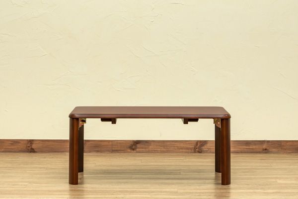 継脚付 ウッディテーブル 75×50 BR/NA