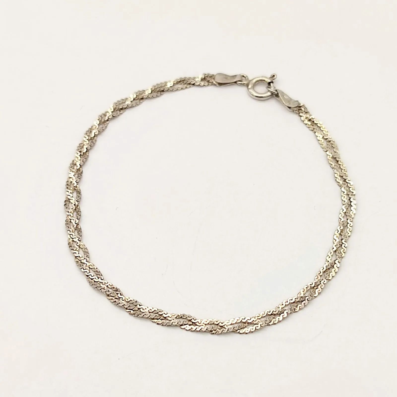美品】ツイストチェーンブレスレット SILVER シルバー925 - メルカリ