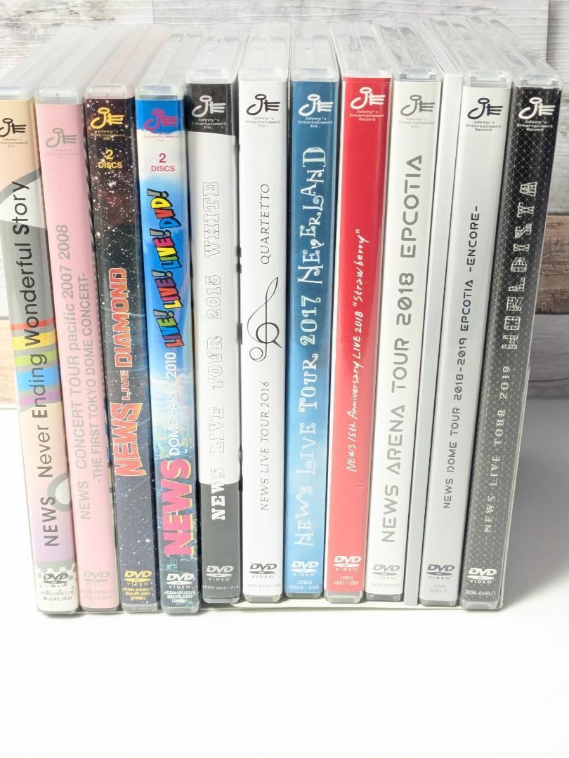 NEWS DVD まとめ売り 15個 NEWS LIVE DVDまとめ売り NEWS dvdまとめ売り