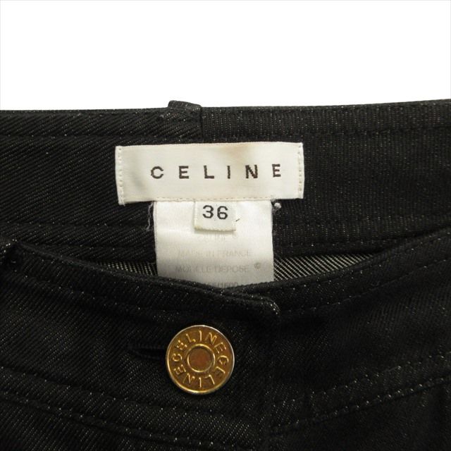 セリーヌ　スカート　トリオンフ　マカダム　美品　36 ✿CELINEセリーヌマカダムトリオンフ レトロシルク100スカート