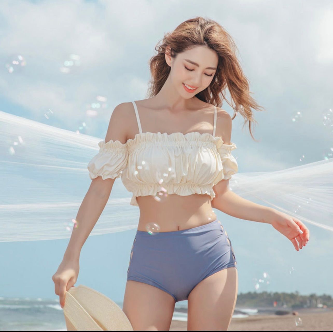 新品水着 かわいい韓国ファッション セパレート ビキニ M〜L - メルカリ