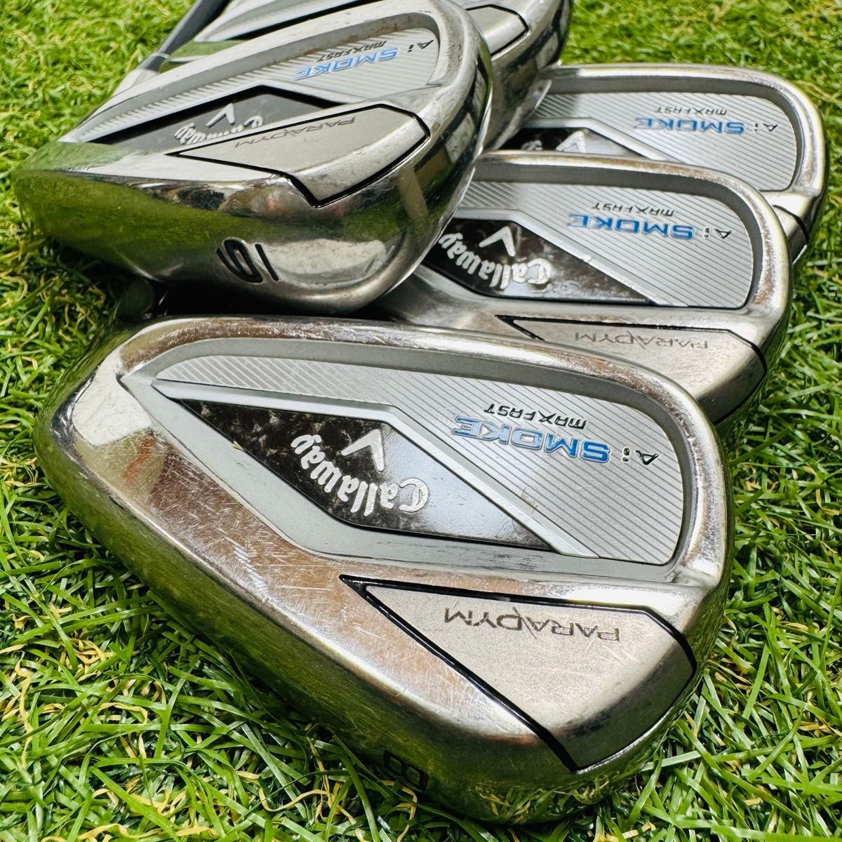 【良品】キャロウェイ Aiスモーク MAX FAST メンズアイアンセット 5本 キャロウェイ パラダイムAiスモークマックスファスト アイアン5本