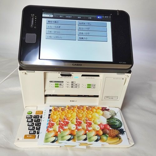 程度A】 カシオ ハガキ&年賀状プリンター プリン写ル PCP-2400+ 十二支