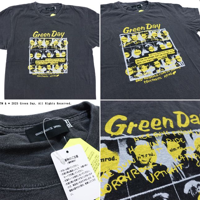 グッドロックスピード Tシャツ 半袖 グリーンデイ GOOD ROCK グッドロックスピード Tシャツ 半袖 グリーンデイ GOOD ROCK