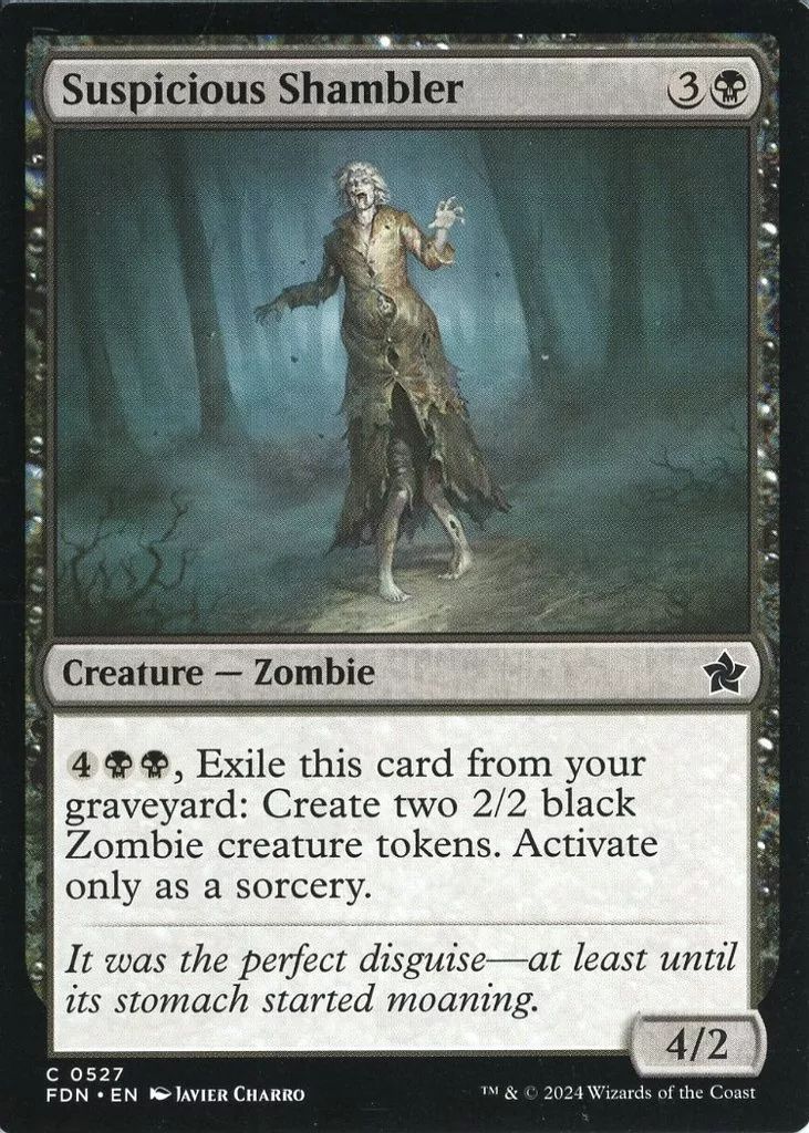 中古】マジックザギャザリング 0527[C]：【FDN】Suspicious