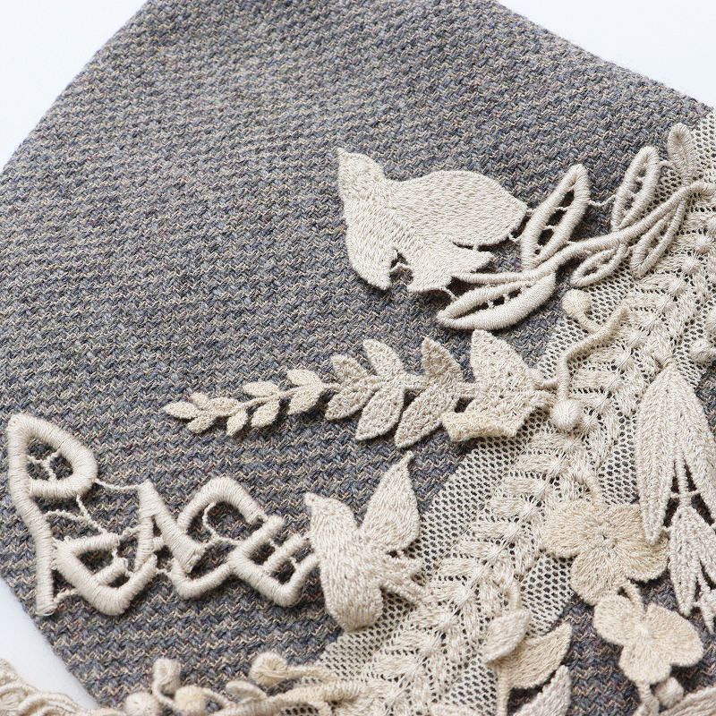 希少✨ミナペルホネン forest parade エッグバッグ グレー 希少✨ミナペルホネン forest parade エッグバッグ グレー レディース