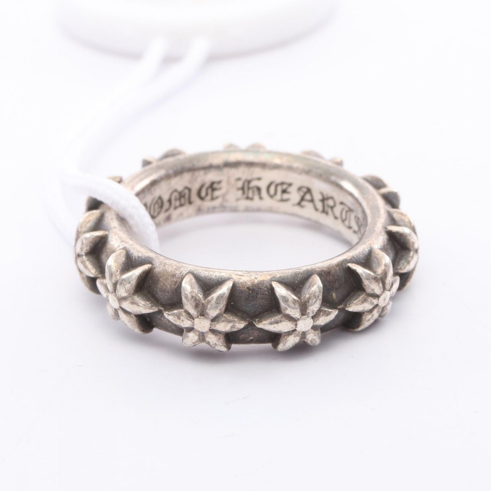クロムハーツ CHROME HEARTS リング 指輪 スターバンド シルバー925 スターバンド メンズ Used B