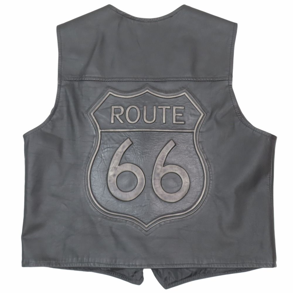 良品 TYCA タイカ USA製 LEATHER VEST カウハイド レザーベスト ジレ